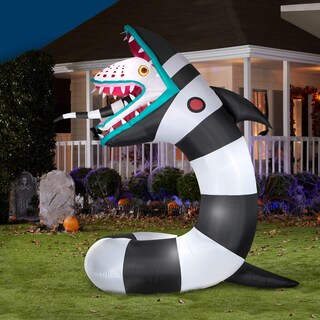 Foto 2 | Foto 2 | Gemmy Hinchable Sandworm Beetlejuice Animated De 2,9 M Con Led - Venta Internacional.