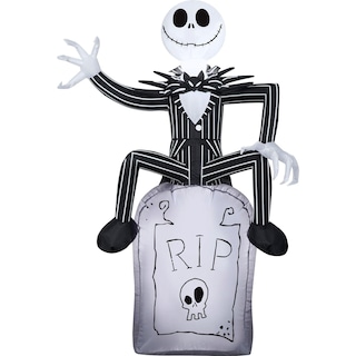 Foto 1 | Foto 1 | Hinchable Jack Skellington En Tombstone Disney De 107 Cm De Altura - Venta Internacional.