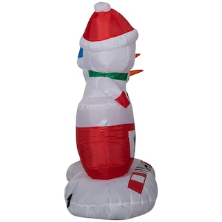 Foto 2 | Foto 2 | Inflable Gemmy Muñeco de Nieve Races 1,2 M Christmas Airblown - Venta Internacional