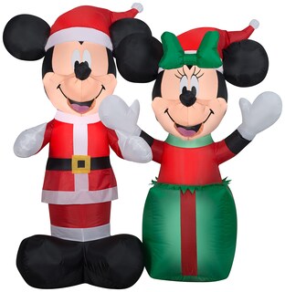 Foto 1 | Foto 1 | Inflables Navideños Gemmy de Mickey y Minnie Mouse-Venta Internacional