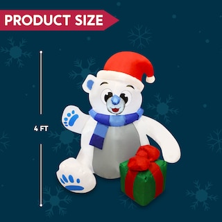 Foto 5 | Foto 5 | Inflable Navideño Joiedomi de Oso Polar-Venta Internacional