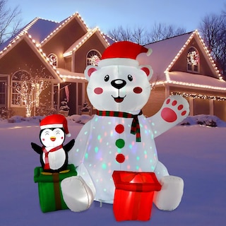 Foto 1 | Foto 1 | Inflable Decorativo Ourwarm de Oso Polar y Pingüino-Venta Internacional