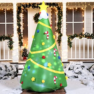 Foto 1 | Foto 1 | Árbol Inflable de Navidad Joiedomi de 8 Pies Con Luz De Proyección - Venta Internacional