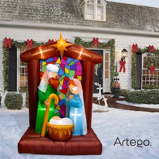 Foto 6 | Foto 6 | Inflable de Nacimiento Navideño Artego 2.1 m