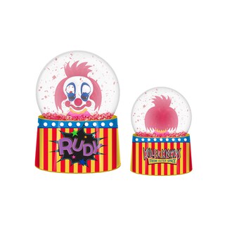Foto 1 | Foto 1 | Bola De Nieve Plateada Asesina Búfalos Payasos Color Rojizo 45 Mm Iluminada - Venta Internacional.