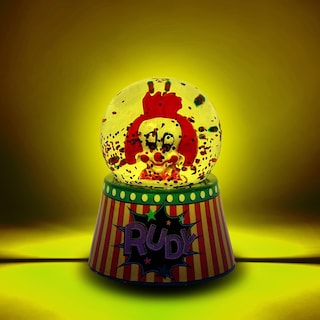 Foto 2 | Foto 2 | Bola De Nieve Plateada Asesina Búfalos Payasos Color Rojizo 45 Mm Iluminada - Venta Internacional.