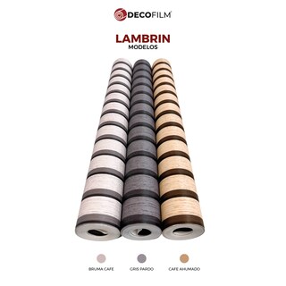 Foto 3 | Foto 3 | Deco Film/papel Tapiz/0.53m X9.5m/tipo Lambrin (gris Pardo)