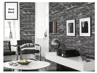 Foto 4 | Foto 4 | Papel Tapiz 3D Xtellar Patrón de Ladrillo 10 Piezas