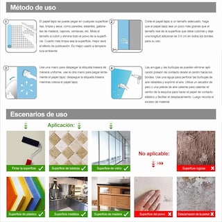 Foto 5 | Foto 5 | Papel Tapiz Autoadhesivo Para Paredes De Piedra 3d 45cm*10m Ladrillo Lab.g Gris