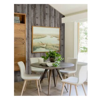 Foto 3 | Foto 3 | Papel Tapiz De Madera Rústica Mate 6m X 45cm