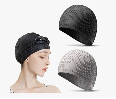 Foto 1 | Foto 1 | 2pzs Gorro Xtellar De Natacion Silicona Para Hombres Y Mujeres Dama