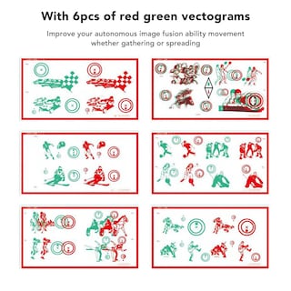 Foto 2 | Foto 2 | Vectogramas Yoidesu Para Entrenamiento Ocular, Rojo Y Verde Con Gafas - Venta Internacional.