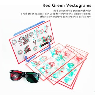 Foto 4 | Foto 4 | Vectogramas Yoidesu Para Entrenamiento Ocular, Rojo Y Verde Con Gafas - Venta Internacional.