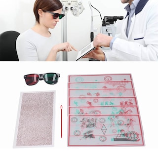 Foto 6 | Foto 6 | Vectogramas Yoidesu Para Entrenamiento Ocular, Rojo Y Verde Con Gafas - Venta Internacional.
