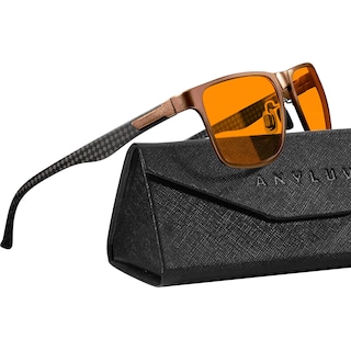 Foto 1 | Foto 1 | Gafas De Bloqueo De Luz Azul Anyluv Para Hombre Al-mg Metal - Venta Internacional.