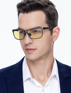 Foto 2 | Foto 2 | Gafas De Bloqueo De Luz Azul Anyluv Para Hombre Al-mg Metal - Venta Internacional.