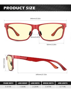 Foto 5 | Foto 5 | Gafas De Bloqueo De Luz Azul Anyluv Para Hombre Al-mg Metal - Venta Internacional.