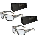 Lentes Polarizados Camaleón Mxnot-002 2piezas Camuflajeado Polarizados Fotocromático Semi Cuadrado