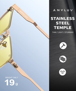 Foto 5 | Foto 5 | Gafas De Bloqueo De Luz Azul Anyluv Para Hombres/mujeres - Venta Internacional.