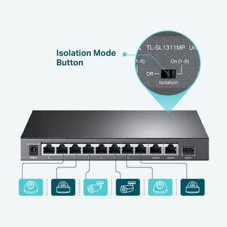 Foto 6 | Foto 6 | Conmutador Ethernet Poe TP-Link TL-SL1311MP de 8 Puertos 10/100 Mbps - Venta Internacional