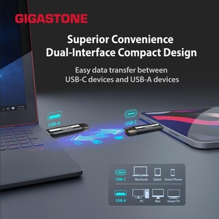 Foto 7 | Foto 7 | Ssd Externo Gigastone 500 Gb Usb-c Y Usb-a 1050 Mb/s Ps5 - Venta Internacional.