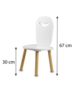 Foto 4 | Foto 4 | Silla Infantil Duduk de Madera Blanca