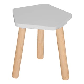 Foto 3 | Foto 3 | Banquito de Madera Duduk para Niños Pentágono Blanco