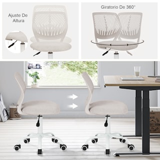 Foto 7 | Foto 7 | Sillas Infantiles Furniturer Carnation Beige 50.5 X 50.5 X 75 - 87 Cm