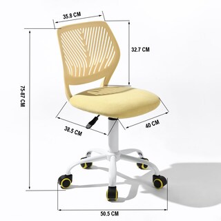 Foto 3 | Foto 3 | Sillas Infantiles Furniturer Carnation Amarillo 50.5 X 50.5 X 75 - 87 Cm