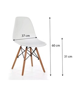 Foto 2 | Foto 2 | Mesa en Forma de Nube + Silla Infantiles Duduk Blancas