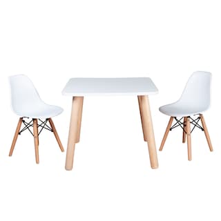 Foto 1 | Foto 1 | Comedor Infantil de Diseño Moderno con 2 Sillas Eames