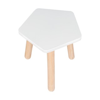 Foto 3 | Foto 3 | Set de 1 Banco Pentágono y 1 Mesa Hexágono para Niños