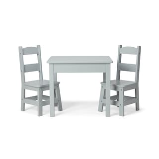 Foto 1 | Foto 1 | Mesa Y Sillas Melissa & Doug De Madera Gris Para Niños De 3 A 8 Años - Venta Internacional.