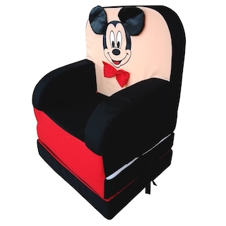 Foto 2 | Foto 2 | Sillón Infantil Plegable Diseño Mickey Mouse color Negro Genérica