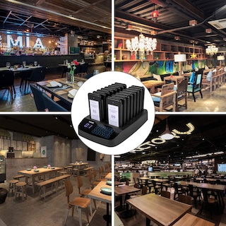 Foto 7 | Foto 7 | Sistema Buscapersonas Para Restaurantes Vevor F101 Con 16 Buscapersonas Y 98 Avisadores - Venta Internacional.