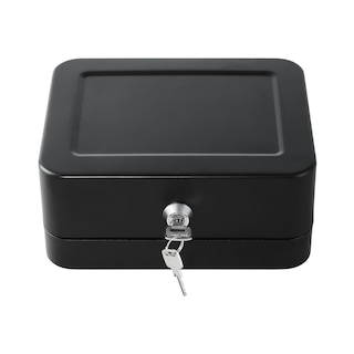 Foto 4 | Foto 4 | Caja Para Dinero Qian Qoc-143sk Bandejas Para Billetes Y 5 Monedas Removible, Cerradura De Llave, Portatil Con Asa Color Negro