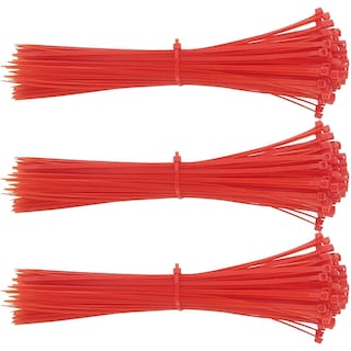 Foto 1 | Foto 1 | Bridas Para Cables Ventdepot Mxzec-003 300 Piezas Rojo