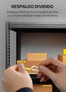 Foto 8 | Foto 8 | Cinta De Etiquetas Qian Qze-621, 6 Pack Laminadas 9mm Ancho 8m Largo, Negro/amarillo, Compatible Con Brother P-touch Tze Hse