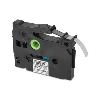 Foto 4 | Foto 4 | Cinta De Etiquetas Qian Qze-121, 6 Pack Laminadas 9mm Ancho 8m Largo, Negro/transparente, Compatible Con Brother P-touch Tze Hse