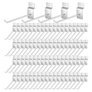 Foto 1 | Foto 1 | Set Ganchos Blister Panel Ranurado 10cm 90 Piezas Eo Safe Imports Esi-11492 Plata