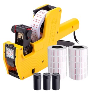 Foto 1 | Foto 1 | Etiquetas De Precios Manual De 8 Dígitos De 5500 Etiquetas Amarillo