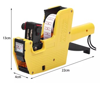 Foto 2 | Foto 2 | Etiquetas De Precios Manual De 8 Dígitos De 5500 Etiquetas Amarillo