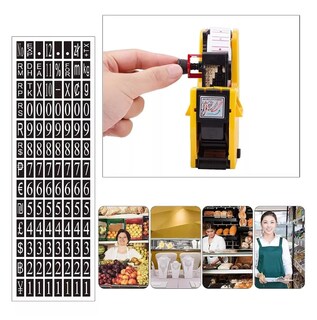 Foto 3 | Foto 3 | Etiquetas De Precios Manual De 8 Dígitos De 5500 Etiquetas Amarillo