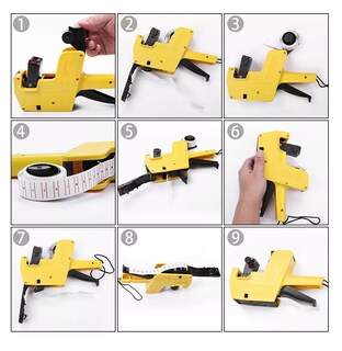 Foto 4 | Foto 4 | Etiquetas De Precios Manual De 8 Dígitos De 5500 Etiquetas Amarillo