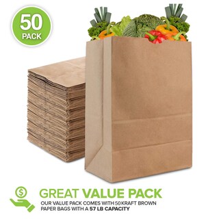 Foto 2 | Foto 2 | Bolsa de Papel Kraft Stock Your Home 50 Piezas 57 Libras de Capacidad - Venta Internacional