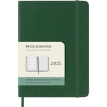Agenda 2025 Moleskine Bolsillo Verde Semanal Pasta Suave