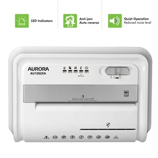 Foto 5 | Foto 5 | Shredder Aurora Au1262xa, Antiatascos, 12 Hojas, Corte Transversal, Blanco/gris - Venta Internacional.