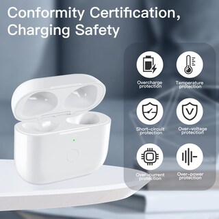 Foto 5 | Foto 5 | Funda De Carga Inalámbrica De Repuesto Para Airpod De Tercera Generación, Blanca - Venta Internacional.
