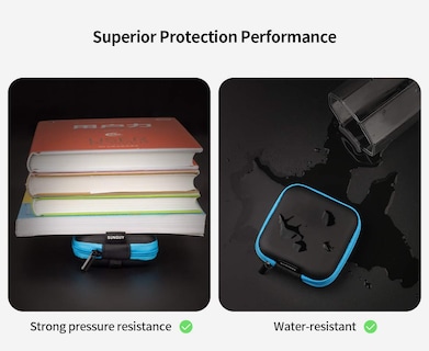 Foto 4 | Foto 4 | Funda Portátil Sunguy Con Mosquetón, Paquete De 5 Para Auriculares - Venta Internacional.