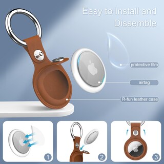 Foto 4 | Foto 4 | Soporte Para Airtag R-fun Soporte Para Airtag Con Llavero Y Protector 4  - Venta Internacional.